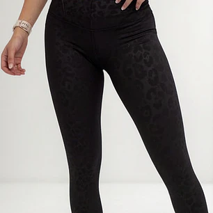 Calza Black Animal